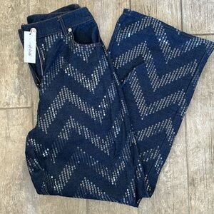 Nasty Gal Sequin Jeans